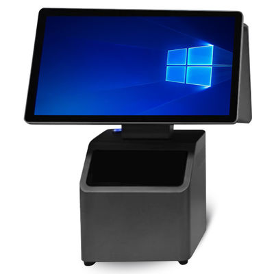 Σούπερ μάρκετ Bimi 14 ιντσών Δύο οθόνες Windows POS System με θερμικό εκτυπωτή 58mm/80mm