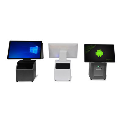 11.6inch Android ταμειακό σύστημα POS με 128G SSD και 58mm/80mm θερμικό εκτυπωτή