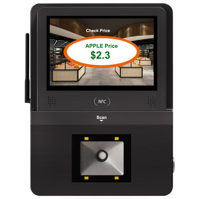 Προσαρμοσμένο λογότυπο Supermarket Checker 5 ιντσών Android OS POE Touch Screen Κιόσκι αυτοελέγχου