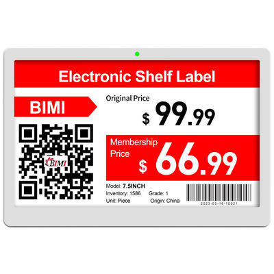 Σούπερ μάρκετ Bimi E-ink Display Tag Windows OS Δεν αγγίζει οθόνη Ηλεκτρονικό ετικέτα ράφι