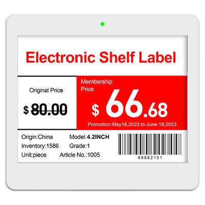 Σούπερ μάρκετ Bimi E-ink Display Tag Windows OS Δεν αγγίζει οθόνη Ηλεκτρονικό ετικέτα ράφι