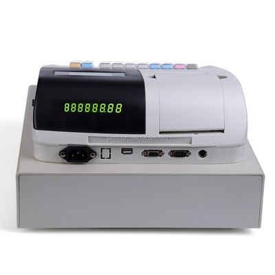 128mm * 64mm LCD Κληρονομούχος οθόνη Μίνι θερμική εκτυπωτής αποδείξεων για σούπερ μάρκετ και εστιατόριο