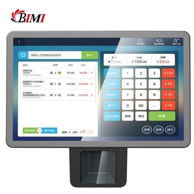 Συγκινητικό Touch Android POS με ενσωματωμένο σαρωτή λέιζερ για ταμείο σούπερ μάρκετ