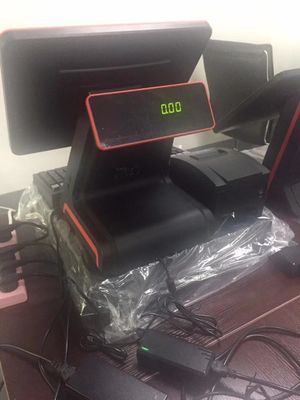Μεταφορές B2B με σύστημα POS 15 ιντσών με διπλή οθόνη αφής και οθόνη
