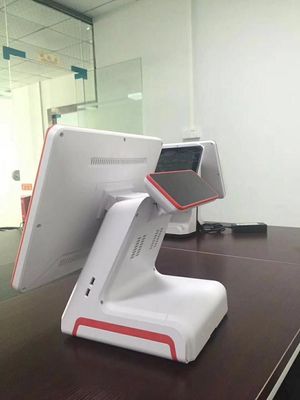 Μεταφορές B2B με σύστημα POS 15 ιντσών με διπλή οθόνη αφής και οθόνη